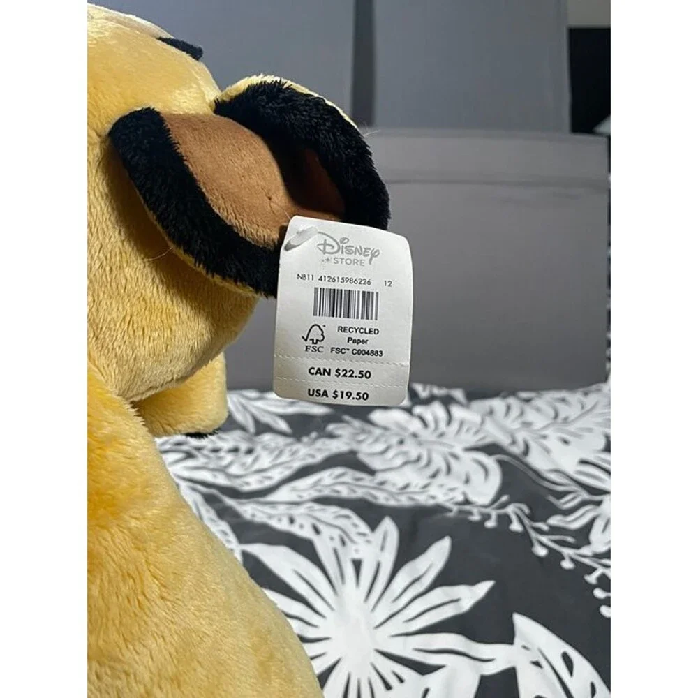 Disney Store Lion King Young Simba Plush Stuffed Animal Toy NWT New With Tags